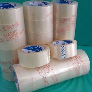BĂNG KEO TRONG ĐỤC 100Y 6 cuộn / cây ĐẢM BẢO ĐỘ BÁM DÍNH TỐT
