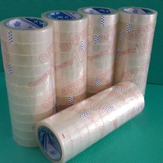 BĂNG KEO TRONG ĐỤC 100Y 6 cuộn / cây ĐẢM BẢO ĐỘ BÁM DÍNH TỐT