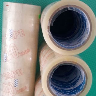 BĂNG KEO TRONG ĐỤC 100Y 6 cuộn / cây ĐẢM BẢO ĐỘ BÁM DÍNH TỐT