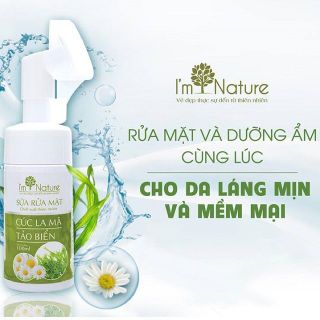 Sữa rửa mặt I’m Nature – Sạch mụn dưỡng da trắng hồng