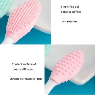 Bàn chải silicone rửa mặt làm sạch mụn đầu đen