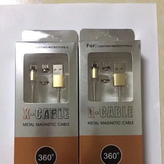 Dây sạc hút 3 đầu