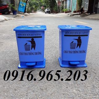 Thùng rác nhựa HPDE 2 ngăn 40l