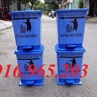 Thùng rác nhựa HPDE 2 ngăn 40l