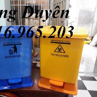 Thùng rác nhựa HPDE 2 ngăn 40l