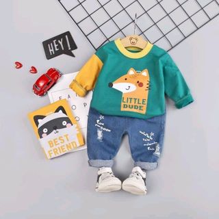 Sét sói cái quần rin cho bé trai