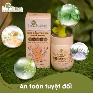 Sữa tắm bé thảo dược I’m Nature – Giúp bé yêu khỏe mạnh hơn