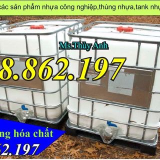 Tank Nhựa Trắng IBC 1000L Đựng Hóa Chất Tại Hà Nộibồn 1000l thùng nhựa 1000l bồn nhựa 1000l giá rẻ