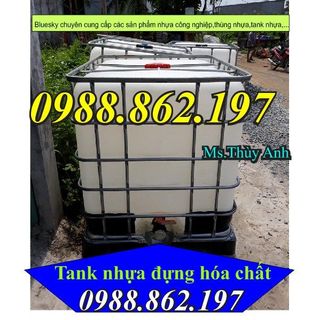 Tank Nhựa Trắng IBC 1000L Đựng Hóa Chất Tại Hà Nộibồn 1000l thùng nhựa 1000l bồn nhựa 1000l giá rẻ