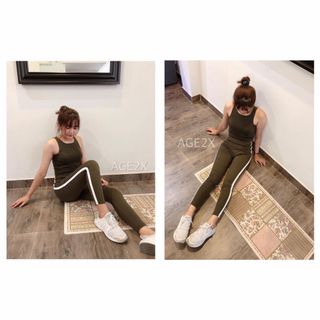 Quần legging nâng mông co giãn quần ôm tôn dáng