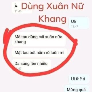 xuân nữ Khang bí quyết để chống khô hạn cho chị e