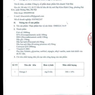 dầu cá omega 369