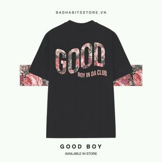 T-SHIRT ĐEN GOOD BOY IN DACLUB