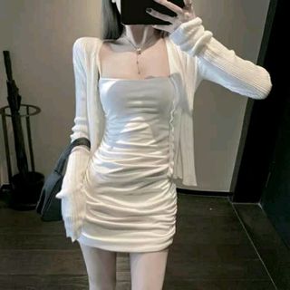 Váy 2 DÂY BODY NHÚN