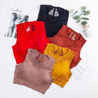 Áo tập 3 lỗ dệt xuất