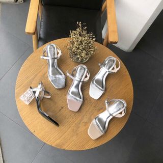 Giày Sandal cao gót 7p gót trong cách điệu sang trọng