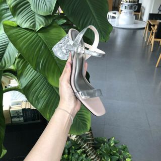 Giày Sandal cao gót 7p gót trong cách điệu sang trọng