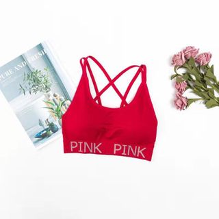 Áo tập 3 lỗ Pink dây 2019