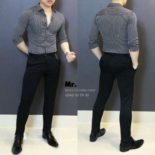 Áo sơ mi lụa nam
