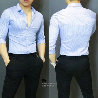 Áo sơ mi lụa nam
