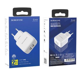 BOROFONE - Cóc Sạc BA18 - 2 Cổng USB giá sỉ