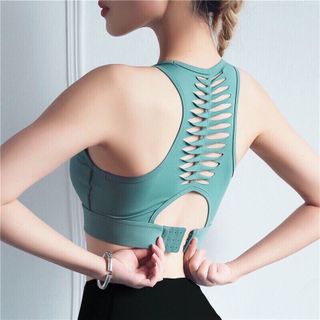 Áo tập 3 lỗ Lazer móc cài sau