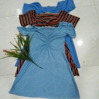 Đầm bet vai teen
