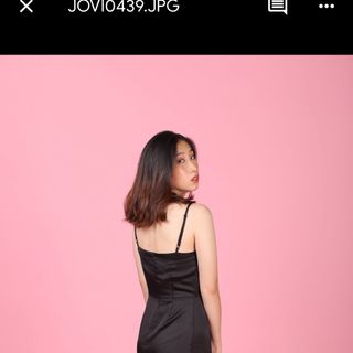 Đầm cổ đổ lụa hàn