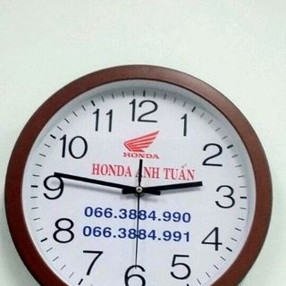 đồng hồ quảng cáo in logo