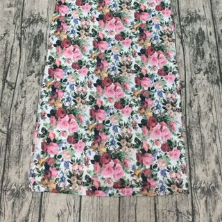 Áo dài truyền thống linen trắng hoa hồng