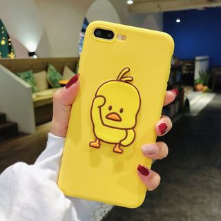 Ốp lưng điên thoại hình con vịt có dây đeo