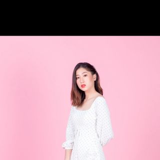 Đầm bi dây rút eo hàng