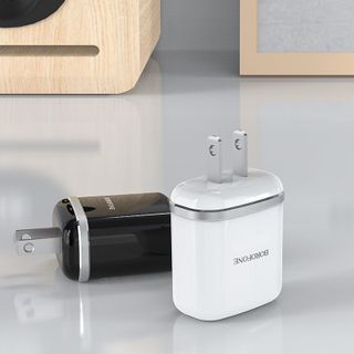 BOROFONE - Cóc Sạc BA25 - 2 Cổng USB