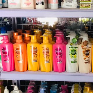 Dầu gội đầu Sunsilk Thái Lan 450ml các màu vàng hồng cam giá sỉ