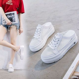 Giày sục đế độn cao cấp