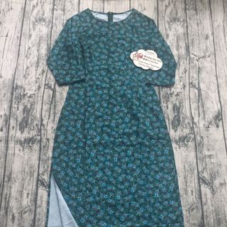 Áo dài lụa linen xanh lá đậm