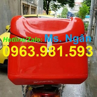 Thùng chở hàng thùng giao hàng sau xe máy thùng giao cơm giá rẻ tốt nhất Hà Nội giá sỉ