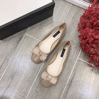 Giày Búp bê đế bệt đính nơ
