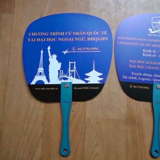 in quạt nhựa quảng cáo giá rẻ