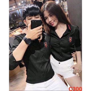 Áo sơ mi lụa nam nữ