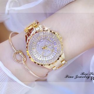 đồng hồ nữ bee sister viền đá xoay