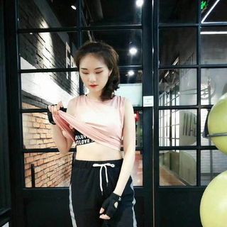 Quần tập jooger lửng sọc