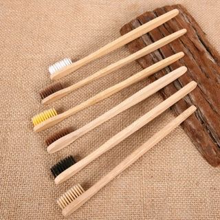 bàn chải đánh răng gỗ tre bán sỉ