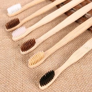 bàn chải đánh răng gỗ tre bán sỉ