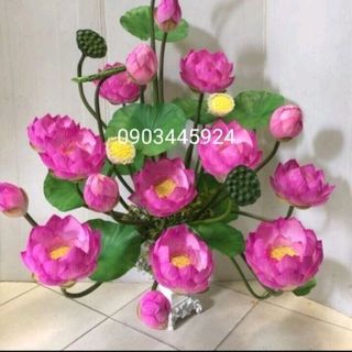 Hoa Sen Lụa Cao Cấp Truyền Thống Hà Nội-Hoa Giả