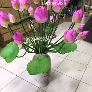 Hoa Sen Lụa Cao Cấp Truyền Thống Hà Nội-Hoa Giả