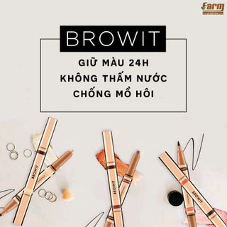 Bút sáp mắt và Kẻ mắt 2 in 1 - Browit - 085ML060G