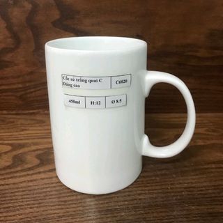 các mẫu cốc sứ trắng bát tràng