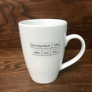 các mẫu cốc sứ trắng bát tràng