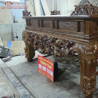Sập Thờ Gỗ Gụ Mai Điểu